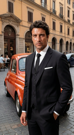 Load image into Gallery viewer, Santoro Men's 3-Piece Formal Slim Fit Suit