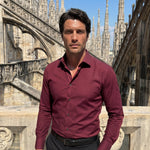Load image into Gallery viewer, Santoro Men’s Long Sleeve Shirt Classic Notched Collar Versatile Smart Style