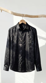 Load image into Gallery viewer, Santoro Men’s Elegant Long Sleeve Shirt Gloss Finish Statement Piece for Special Occasions