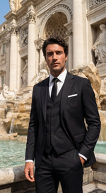 Load image into Gallery viewer, Santoro Men's 3-Piece Formal Slim Fit Suit