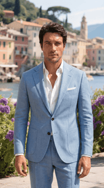 Load image into Gallery viewer, Santoro Men’s Two-Piece Lightweight Spring/Summer Suit