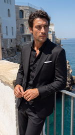 Load image into Gallery viewer, SANTORO Men’s Two-Piece Slim Fit Suit Tailored Formal Set for Business &amp; Evening Wear