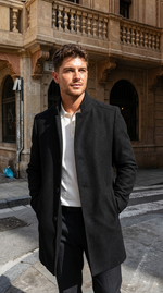 Load image into Gallery viewer, Santoro Men’s Premium Smart Casual Blazer Minimalist Button Winter Coat