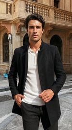 Load image into Gallery viewer, Santoro Men’s Premium Smart Casual Blazer Minimalist Button Winter Coat