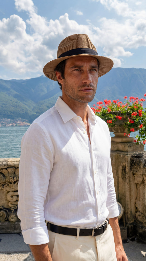 Santoro Men’s Handmade Panama Hat Timeless Summer Style with Artisan Detail