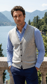 Load image into Gallery viewer, Santoro Men’s Sleeveless Vest Sweater Lightweight Layer