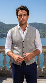 Load image into Gallery viewer, Santoro Men’s Sleeveless Vest Sweater Lightweight Layer