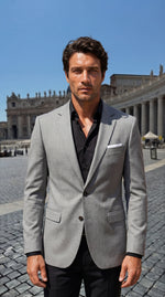 Load image into Gallery viewer, Santoro Spring Slim Fit Men’s Suit No-Iron Casual Jacket for Middle-Aged Style