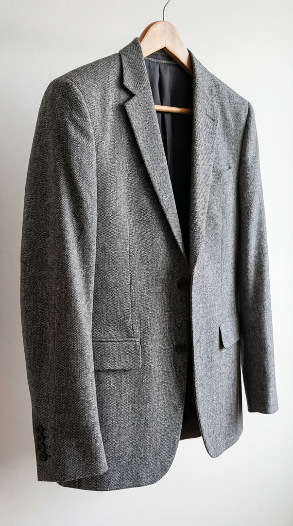 Santoro Spring Slim Fit Men’s Suit No-Iron Casual Jacket for Middle-Aged Style