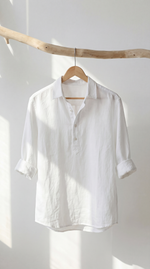 Load image into Gallery viewer, Santoro Men’s Linen Polo Shirt Classic Fit – Spring/Summer