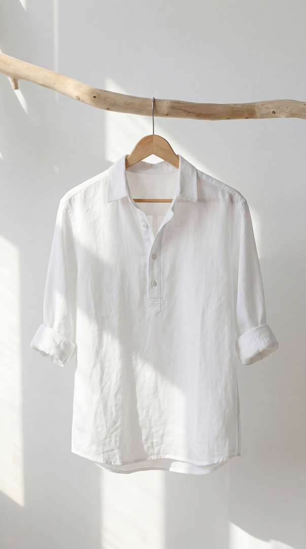 Santoro Men’s Linen Polo Shirt Classic Fit – Spring/Summer