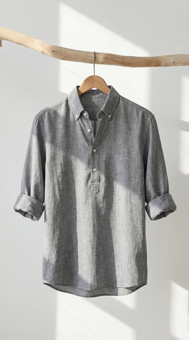 Santoro Men’s Linen Polo Shirt Classic Fit – Spring/Summer